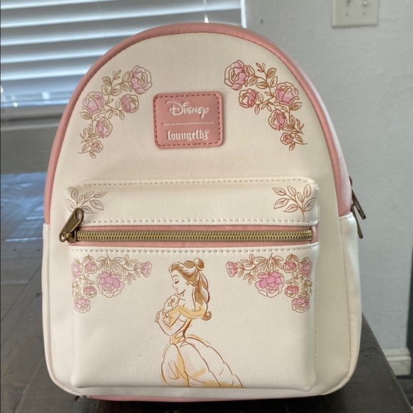 Loungefly Handbags - Loungefly Pink and White Floral Backpack